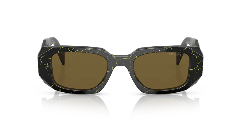 Prada PR 17W 19D01T - Black/yellow marble thumbnail