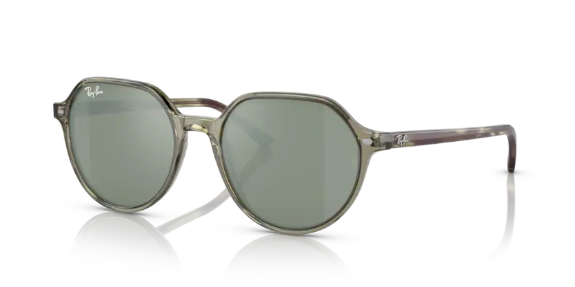 Ray-Ban RB 2195 66355C - Transparent green thumbnail