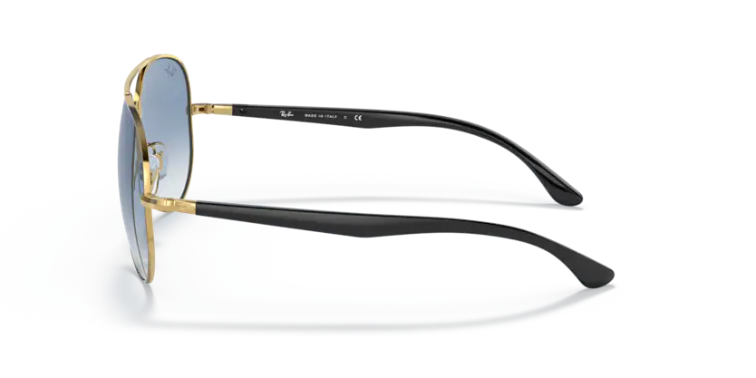 Ray-Ban RB 3675 90003F - Black on gold thumbnail