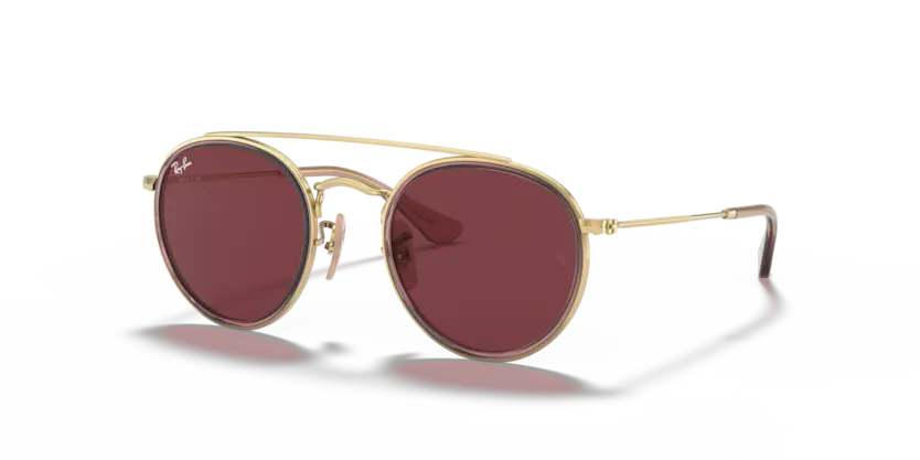 Ray-Ban Junior Сл. очилa RJ 9647 281/75 - Pink on gold thumbnail