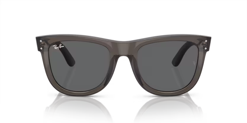 Ray-Ban Wayfarer Reverse RB R0502 6707GR - Transparent dark grey thumbnail