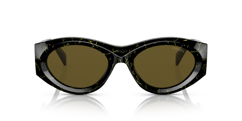 Prada PR 20Z 19D01T - Black yellow marble thumbnail