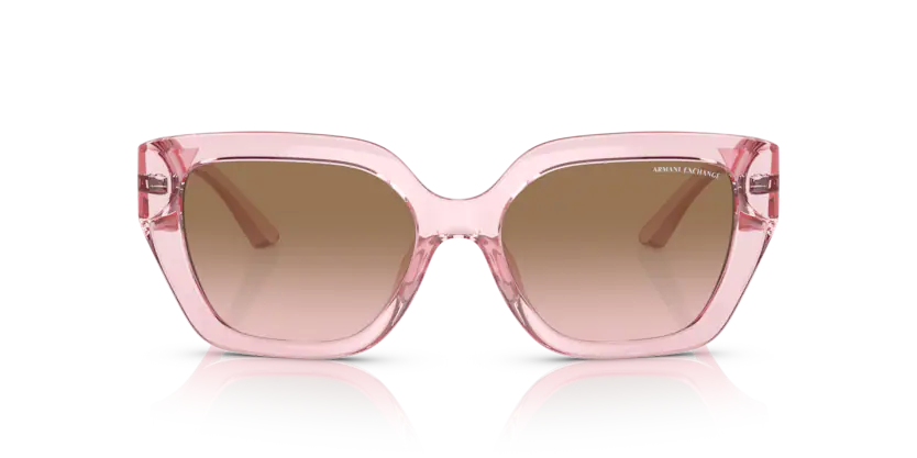 Armani Exchange AX 4125 U 833911 - Shiny transparent pink thumbnail