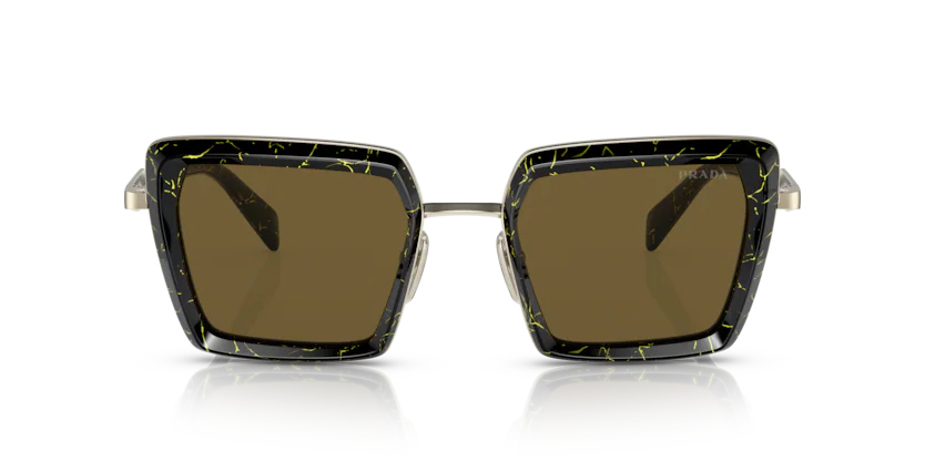 Prada PR 55Z 19D01T - Black/yellow marble thumbnail