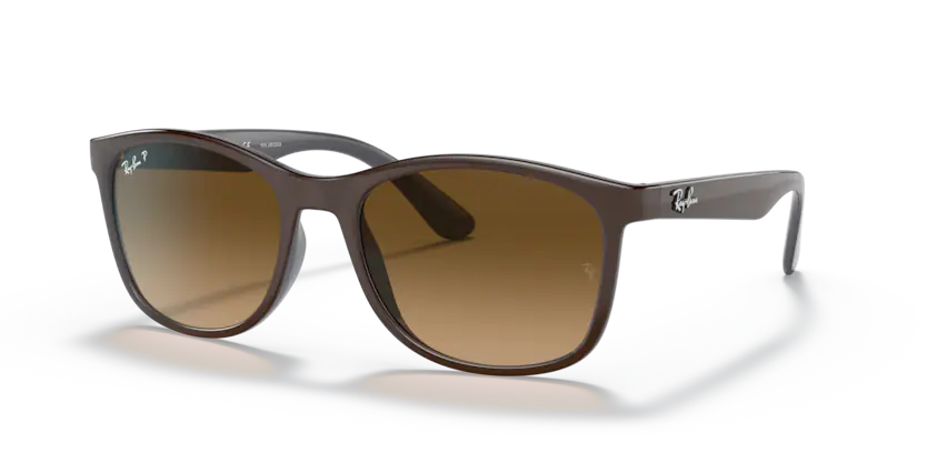 Ray-Ban RB 4374 6600M2 - Brown on grey thumbnail