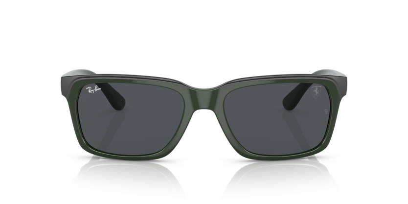 Ray-Ban RB 4393 M F68087 - Green on black thumbnail