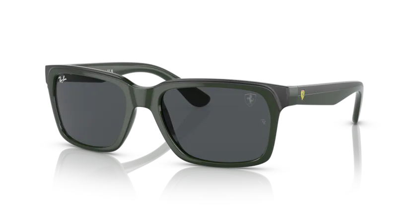 Ray-Ban RB 4393 M F68087 - Green on black thumbnail