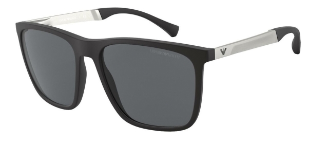 Emporio Armani EA 4150 506387 - Rubber black thumbnail