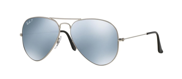 Ray-Ban RB 3025 019/W3 AVIATOR™ LARGE METAL FLASH LENSES POLARIZED thumbnail