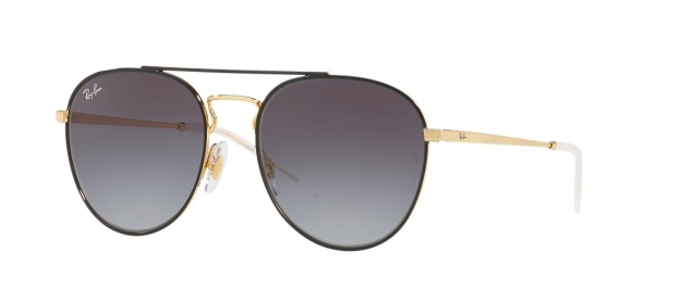Ray-Ban RB 3589 90548G GOLD TOP ON BLACK thumbnail