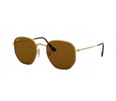 Ray-Ban RB 3548N 00157 HEXAGONAL GOLD POLARIZED