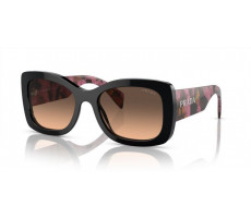 Prada PR A08S 12O50C Red/Brown Grey Shaded