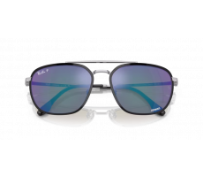 Ray-Ban RB 3708 91444L - Black on silver