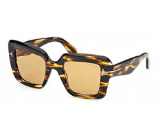 TOM FORD FT 1157 52E Dark Havana/Light Brown