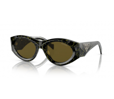 Prada PR 20Z 19D01T - Black yellow marble