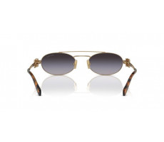 MIU MIU MU 54ZS 7OE5D1 Gold/Grey Shaded